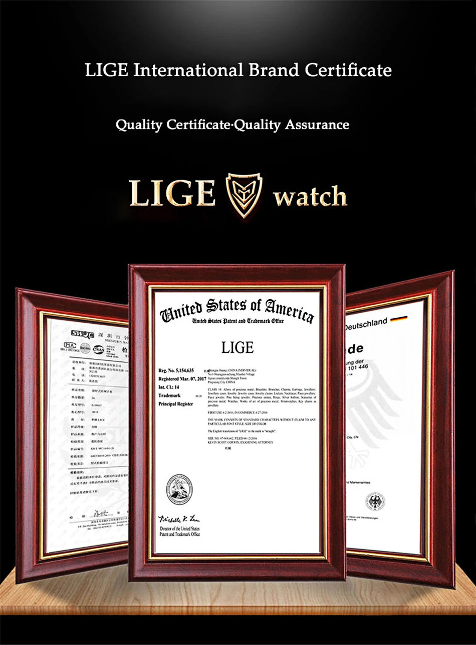 LIGE Retro Trendency Quartz Watches Unique Fashion Luxury Creative Gambling Table Game Dial Casual Waterproof Leather Mens Watch